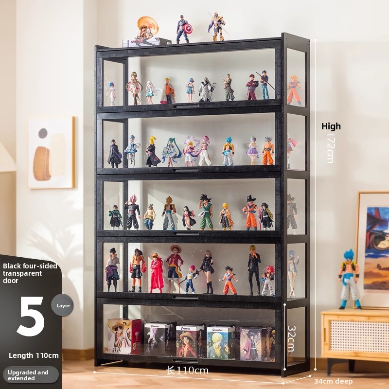 Room Divider Bamboo - Large Lego display box cabinet figure