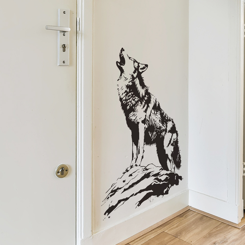 Office Furniture Outlet - Animal Poster 3D Lone Wolf Howls