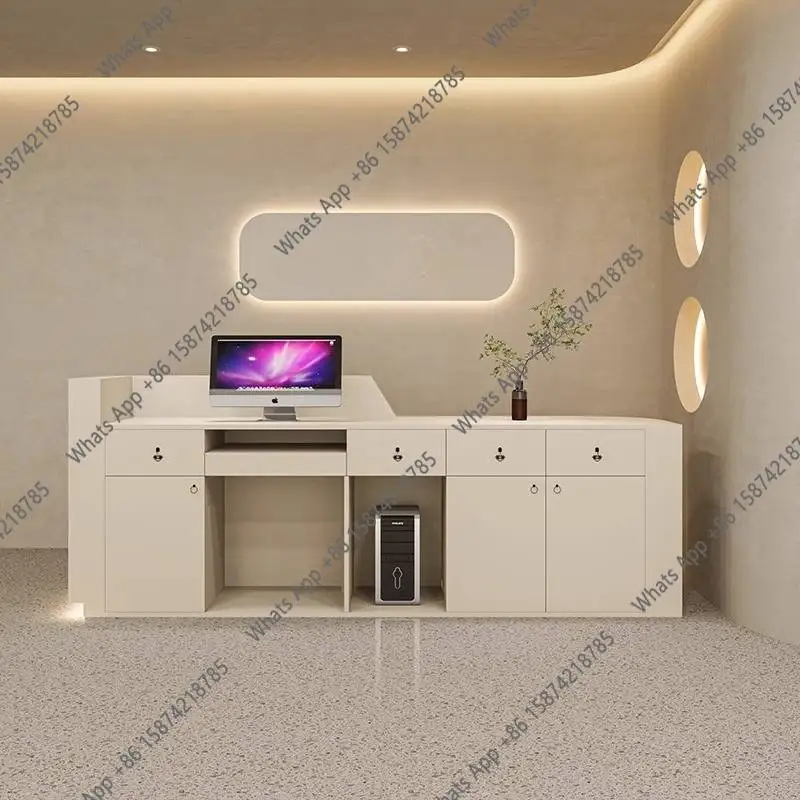 DC MT White Drawers Reception  - Office Furniture Logo review and price