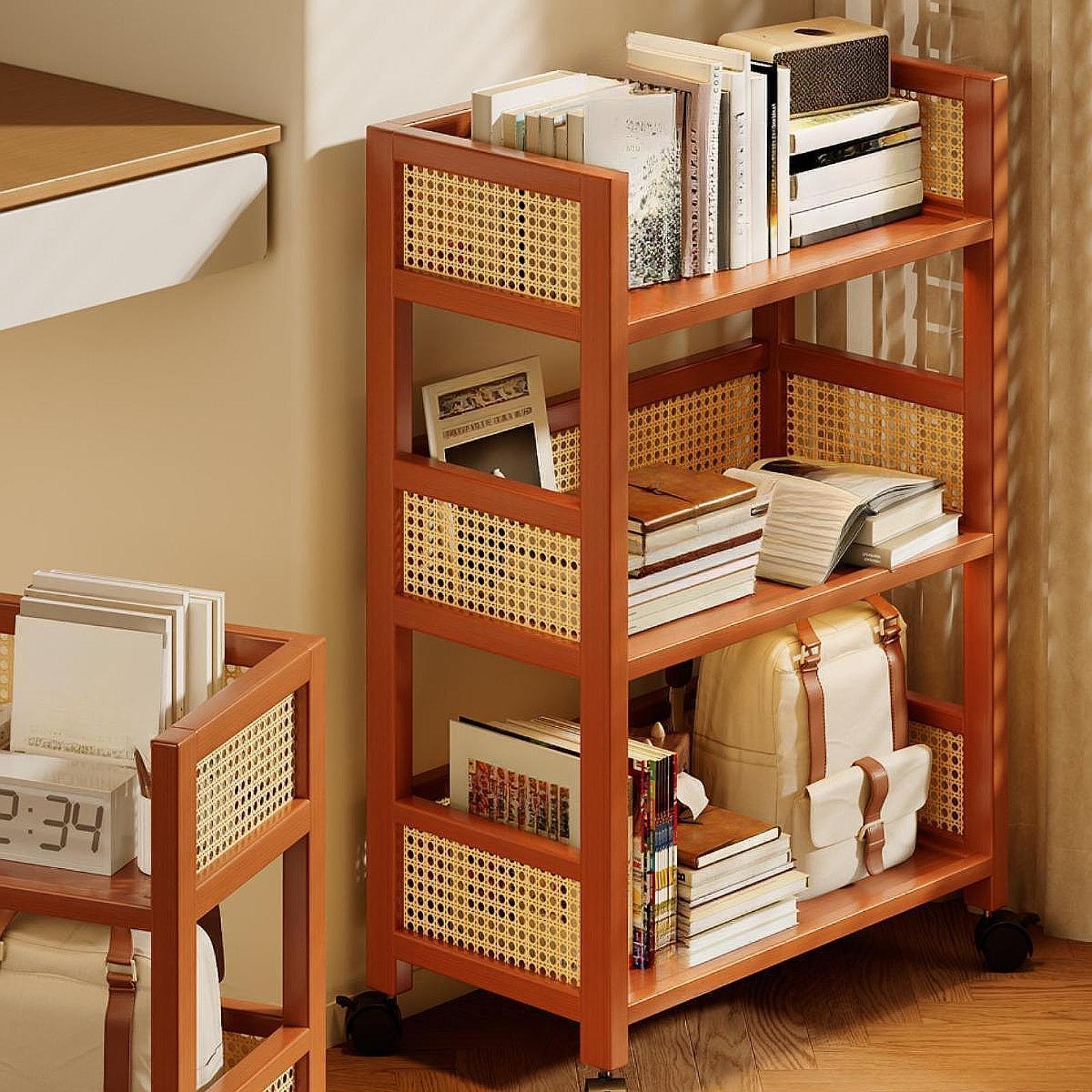 Rolling Utility Cart Storage T - Book Cart Rolling review and price