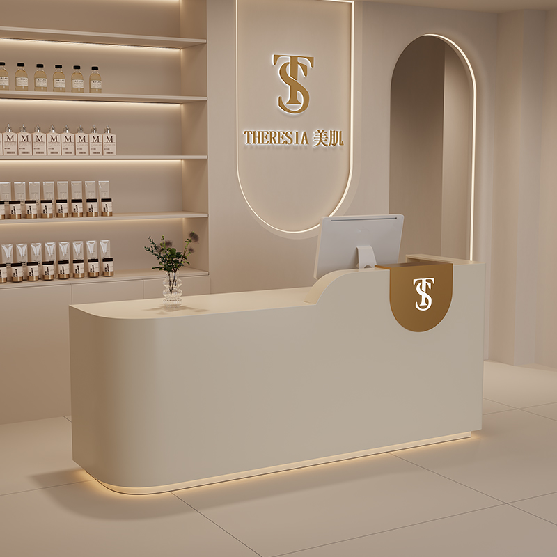 Large Counter Logo Reception D - Office Furniture Logo review and price