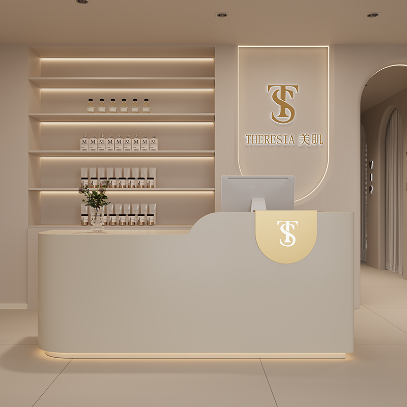 Large Counter Logo Reception D - Office Furniture Logo review and price