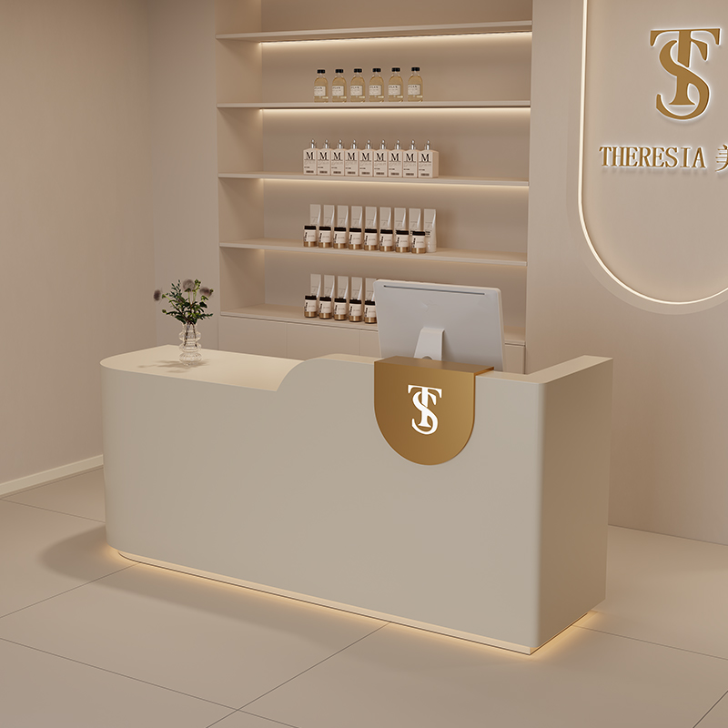 Large Counter Logo Reception D - Office Furniture Logo review and price