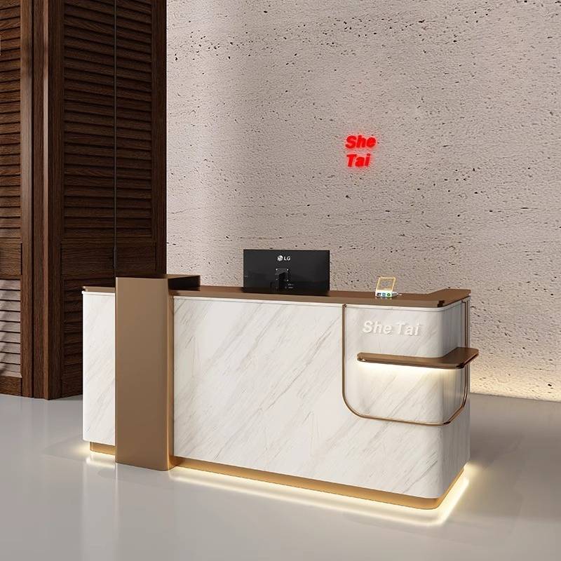 Logo Beauty Reception Desks Ho - Office Furniture Logo review and price