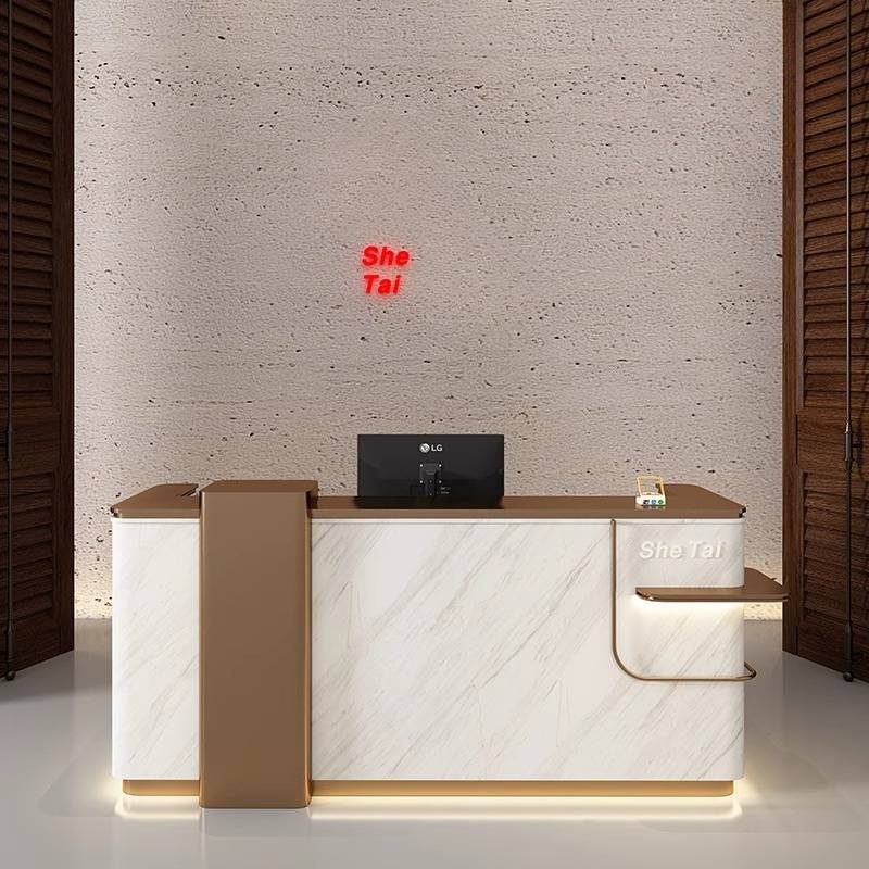 Logo Beauty Reception Desks Ho - Office Furniture Logo review and price