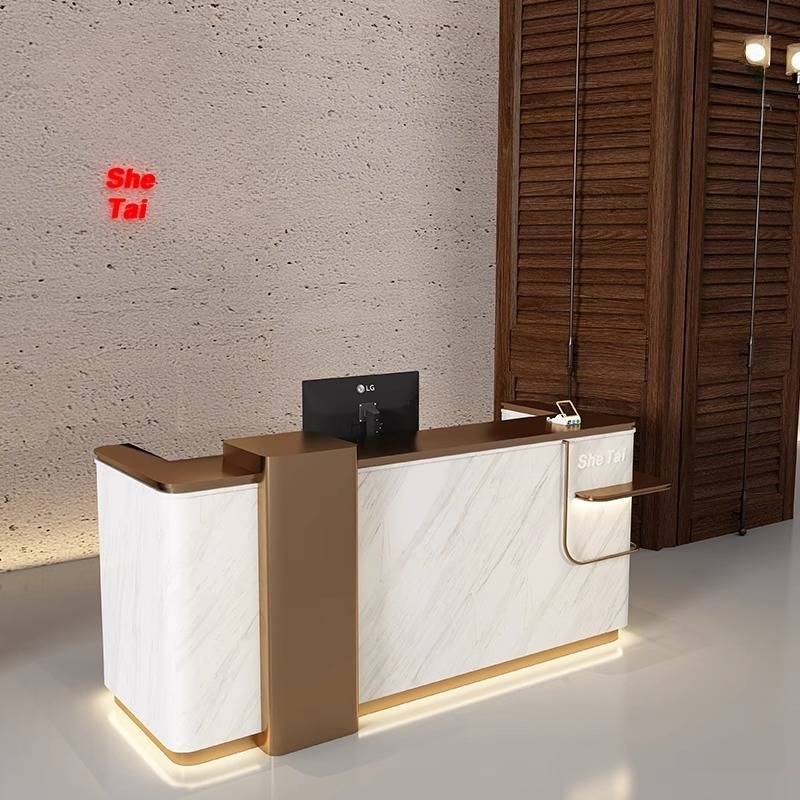 Logo Beauty Reception Desks Ho - Office Furniture Logo review and price