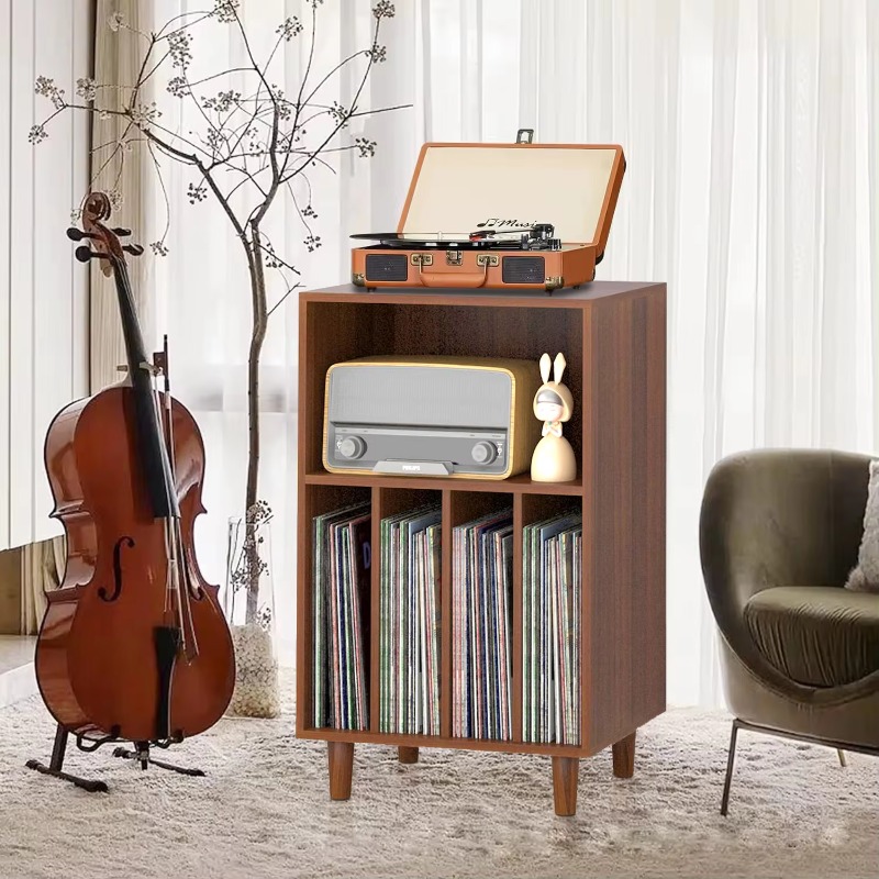 Turntable Stand, Multi-Shelf W - Room Divider Bamboo review and price