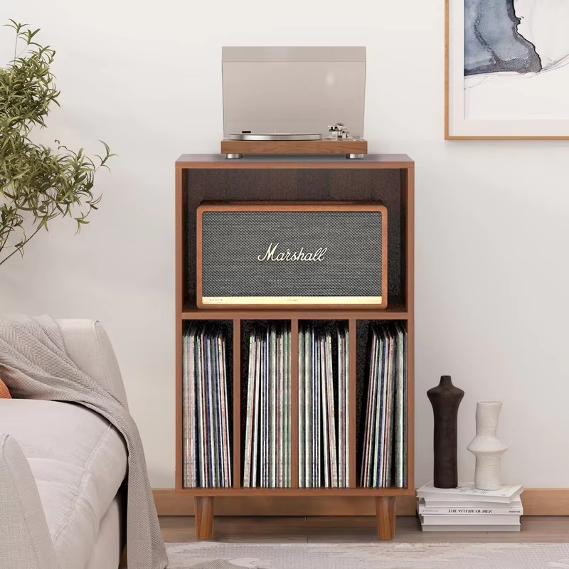 Turntable Stand, Multi-Shelf W - Room Divider Bamboo review and price