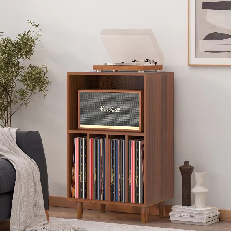 Turntable Stand, Multi-Shelf W - Room Divider Bamboo review and price