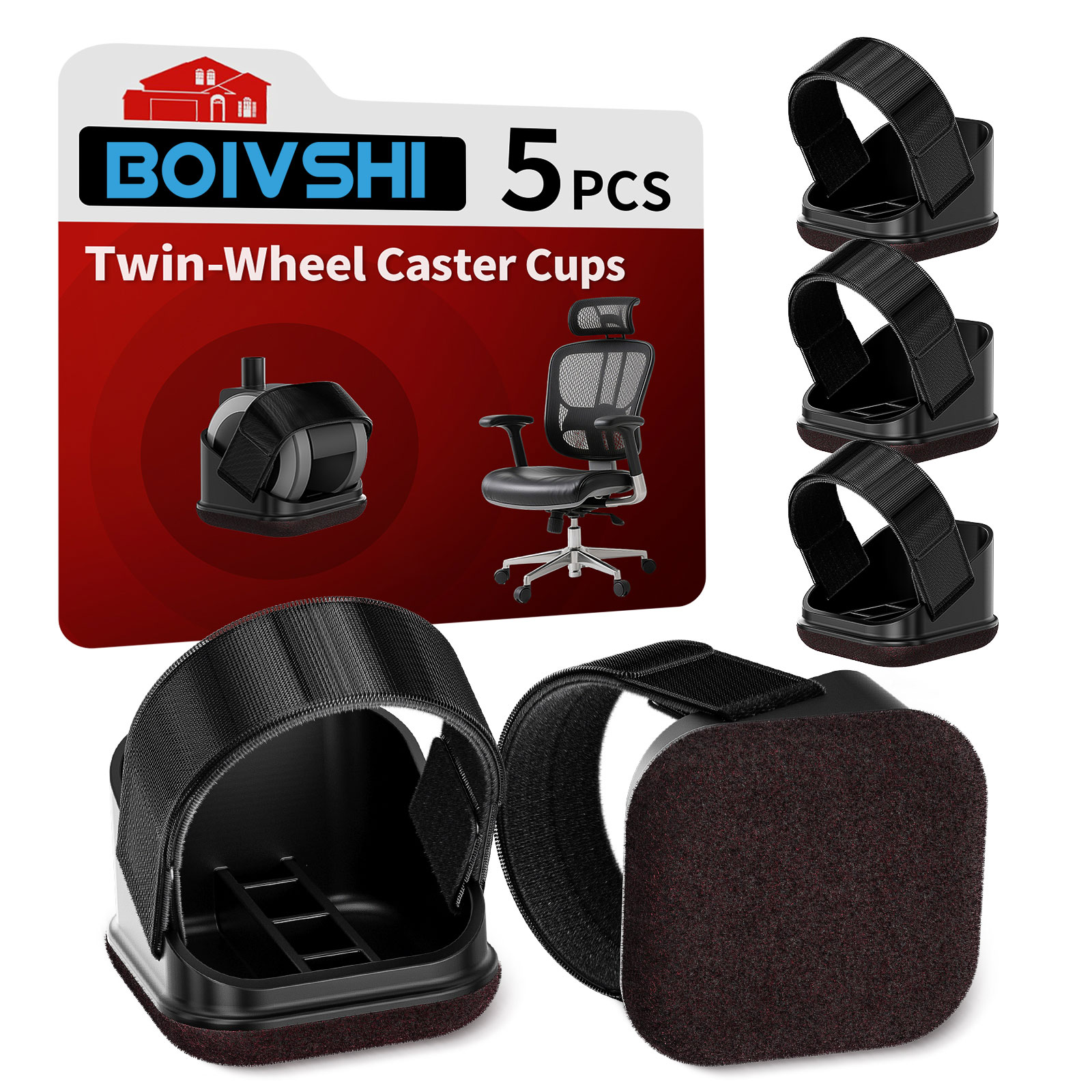 5PCS Chair Leg Protectors Offi - Office Furniture Equipment review and price