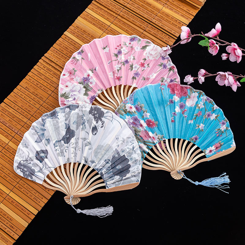 Hand Fold Fan Retro Adornment  - Room Divider Bamboo review and price
