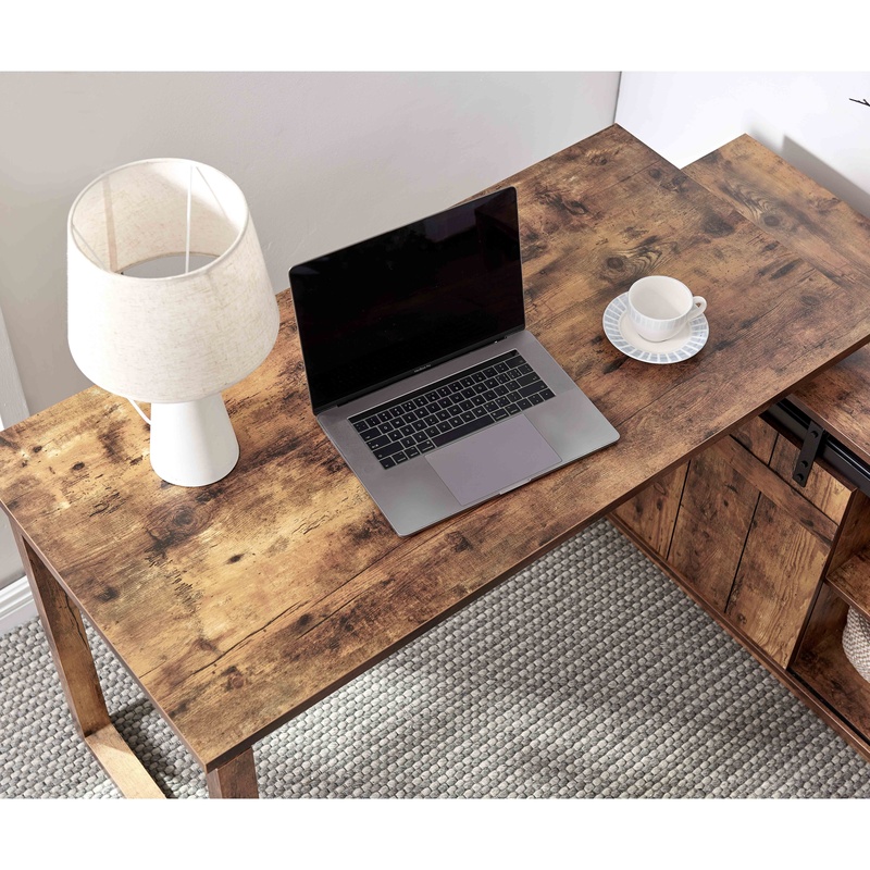 L-Shaped Desk with Credenza St - Office Furniture Credenza review and price