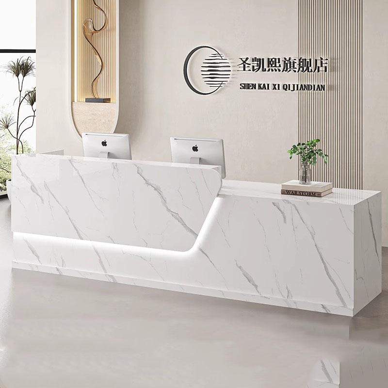 Beauty Home Reception Desk Lux - Office Furniture Logo review and price
