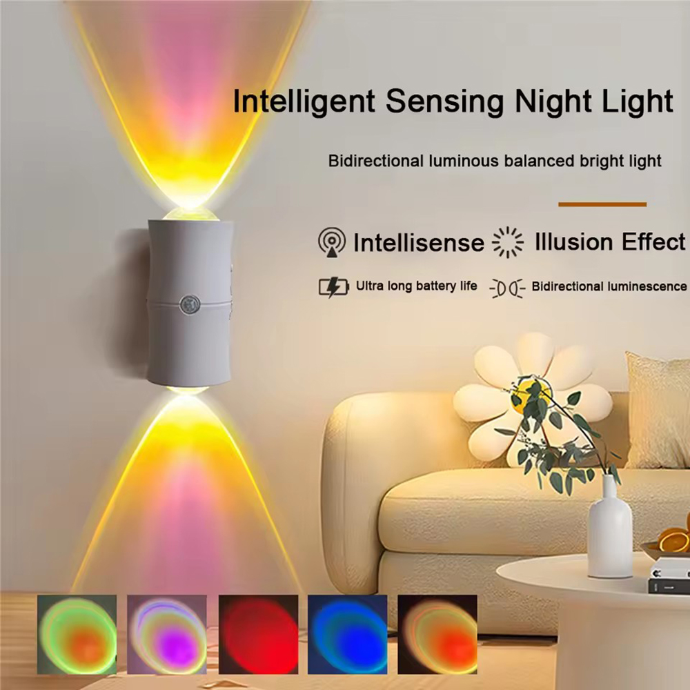 RGB 7colors Motion Sensor LED  - Room Divider Bamboo review and price