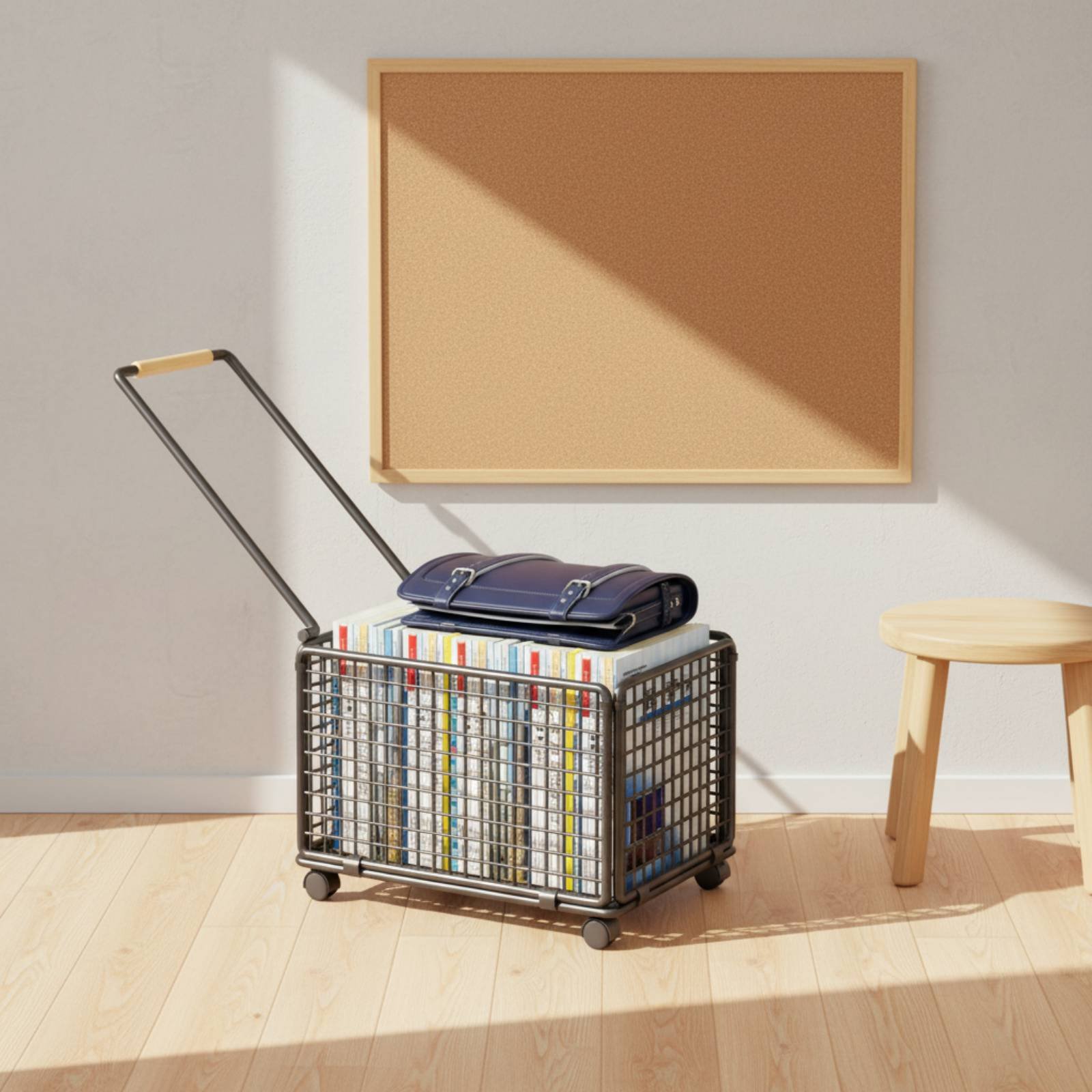 Deskside Storage Trolley With  - Book Cart Rolling review and price