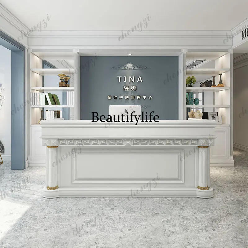 A139 Large Beauty Clinic Recep - Office Furniture Logo review and price