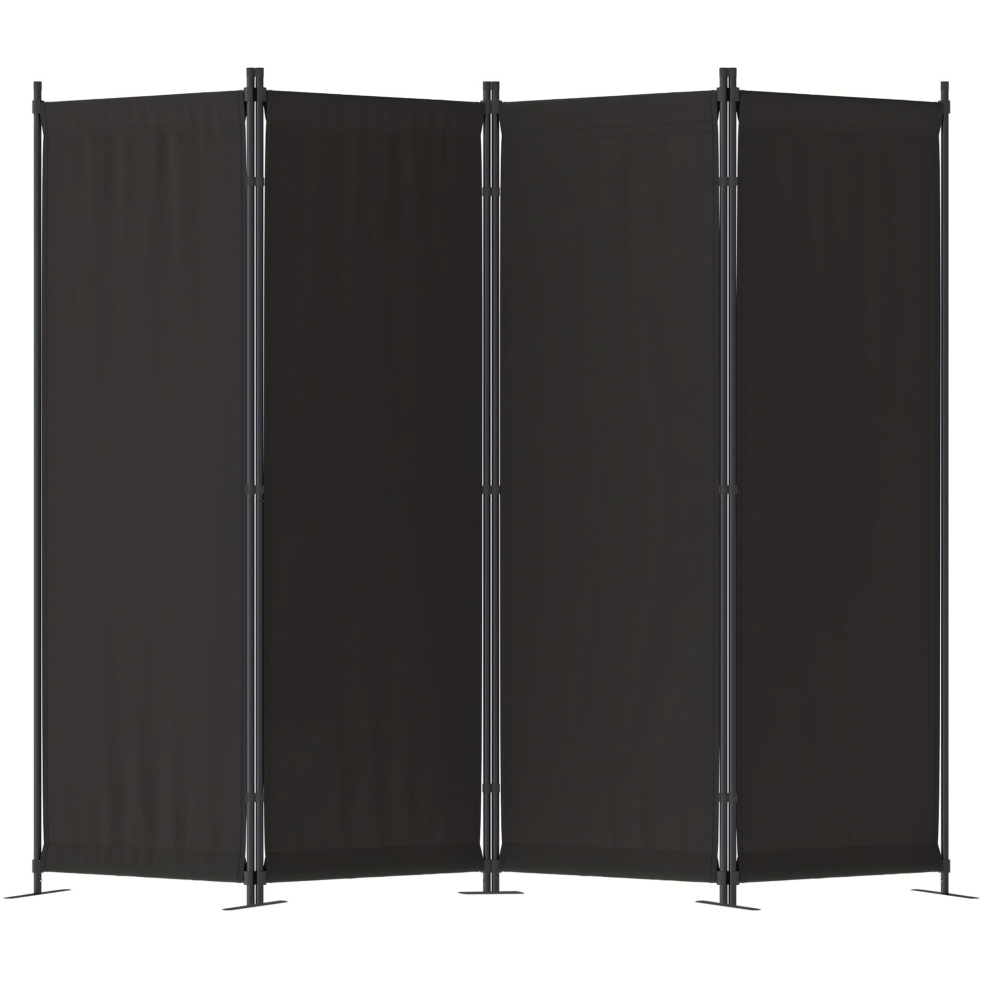 4-Panel Modern Black Privacy S - Room Divider Bamboo review and price
