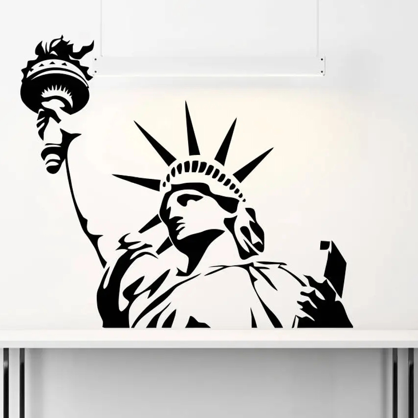 USA Statue of Liberty Wall Sti - Office Furniture Usa review and price