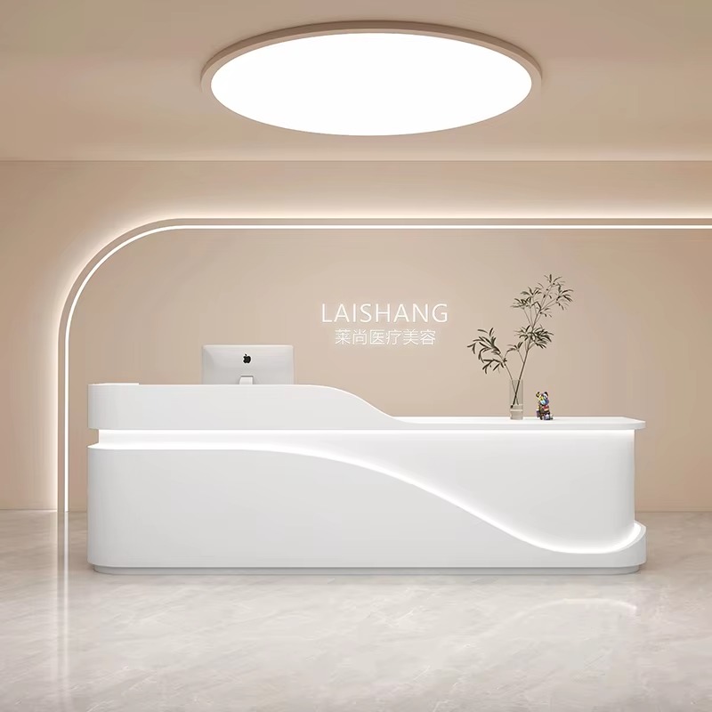 Large Hotels Counter Reception - Office Furniture Logo review and price