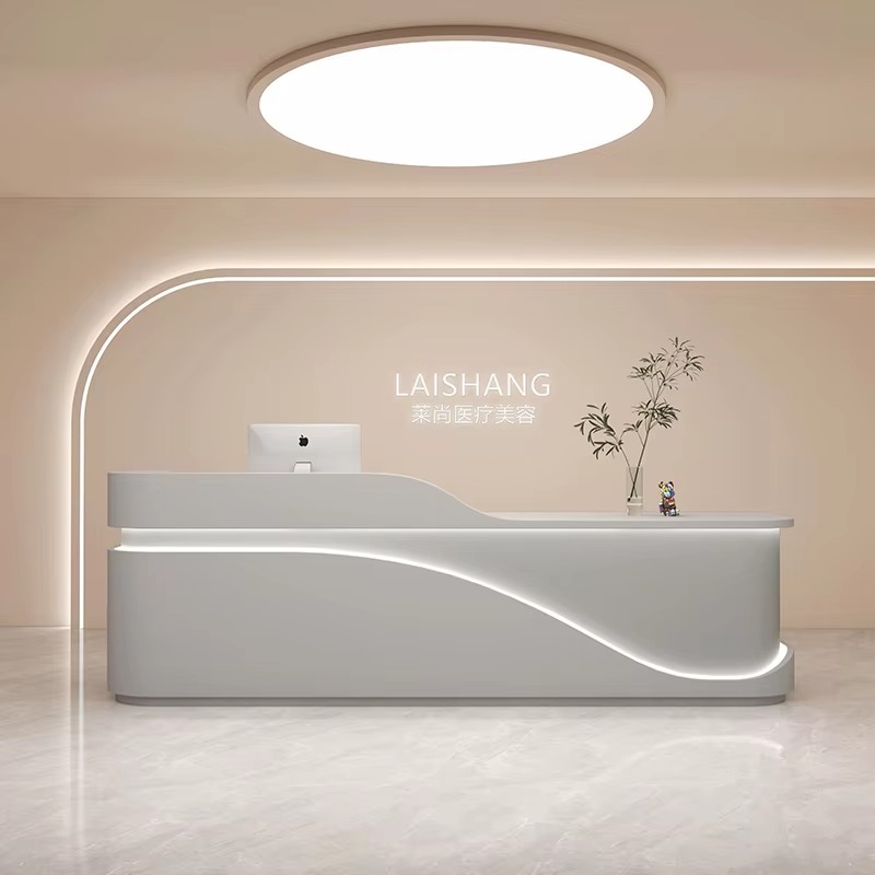 Large Hotels Counter Reception - Office Furniture Logo review and price
