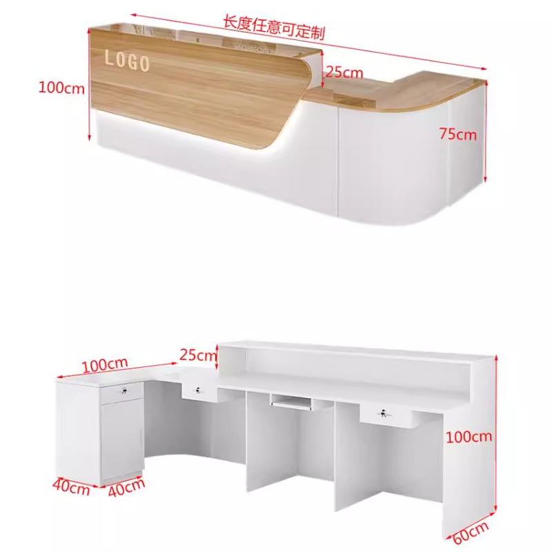 Storage Luxury Reception Desk  - Office Furniture Usa review and price