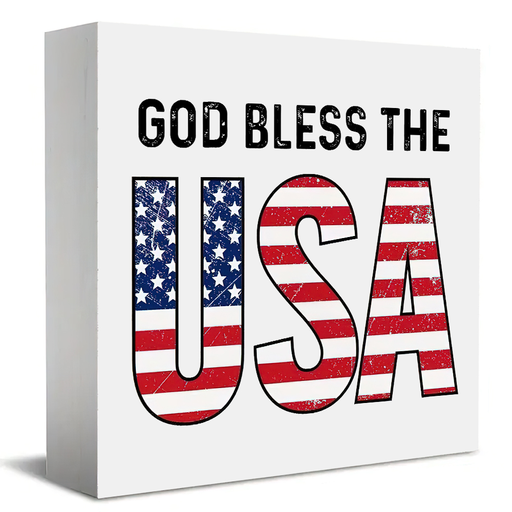 1 Piece God Bless The USA Patr - Office Furniture Usa review and price
