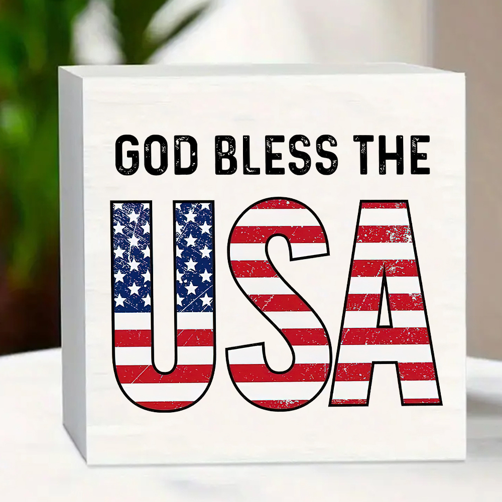 1 Piece God Bless The USA Patr - Office Furniture Usa review and price