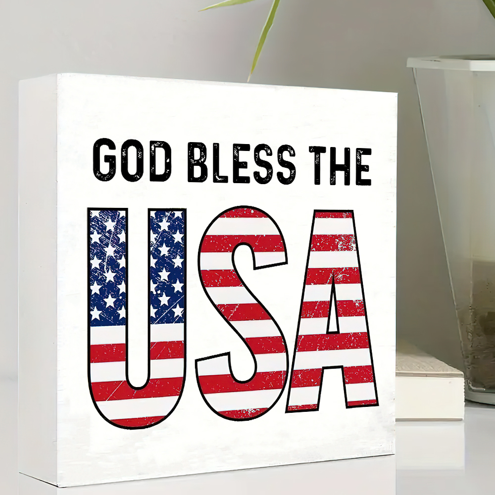 1 Piece God Bless The USA Patr - Office Furniture Usa review and price
