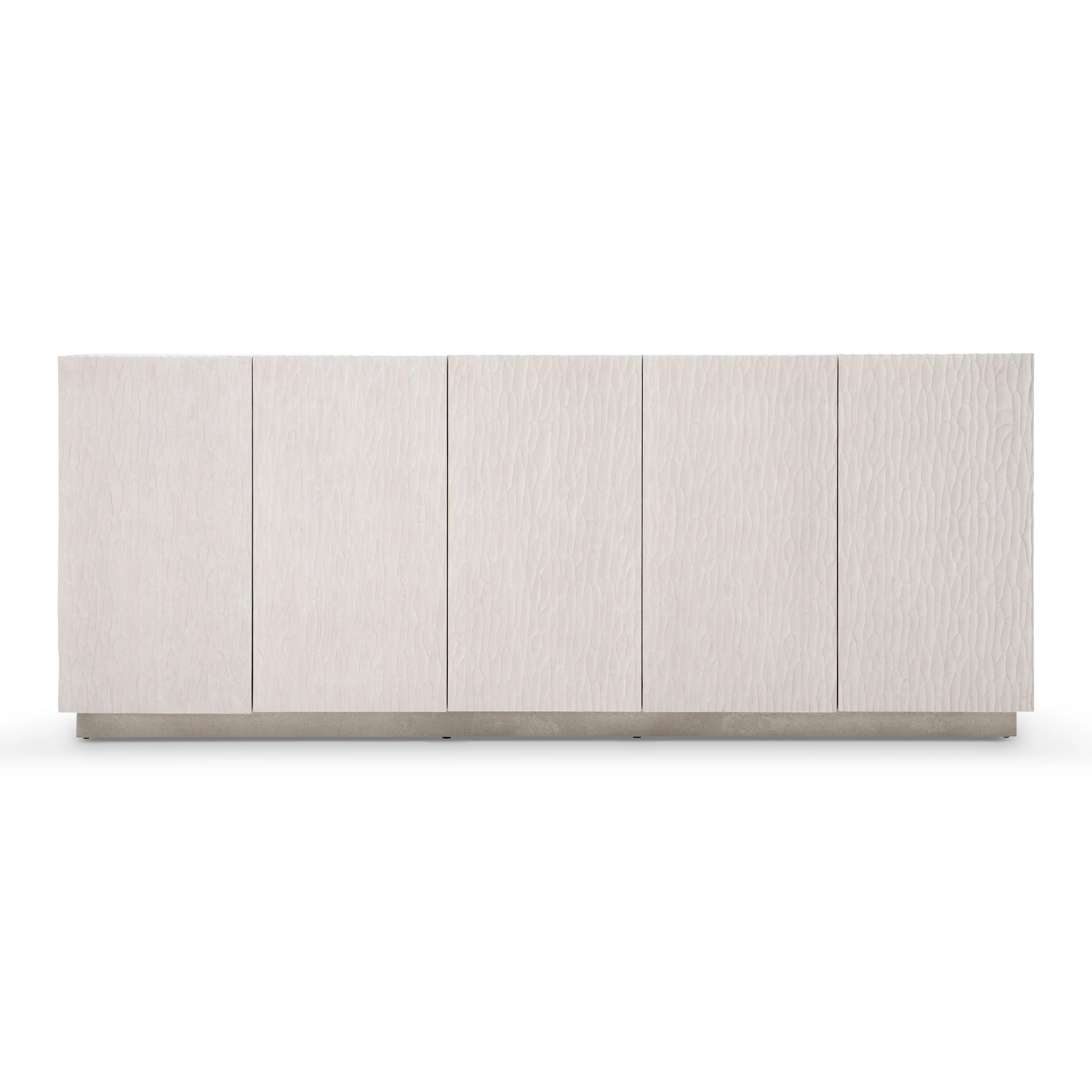 ^Modern White Wavy Textured TV - Office Furniture Credenza review and price