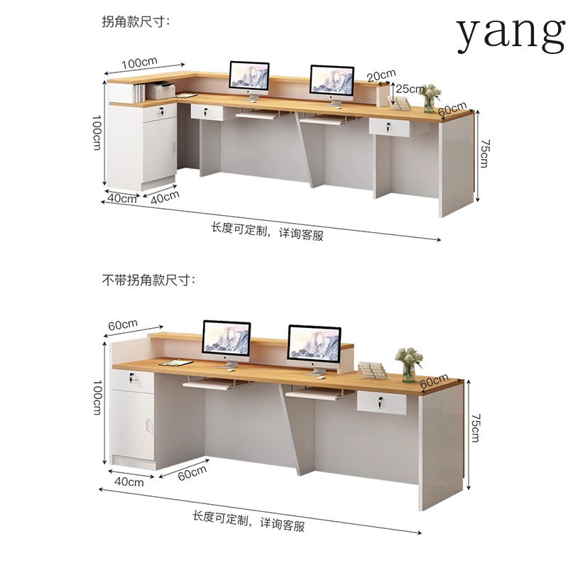 Luxury Simple Reception Desk L - Office Furniture Logo review and price