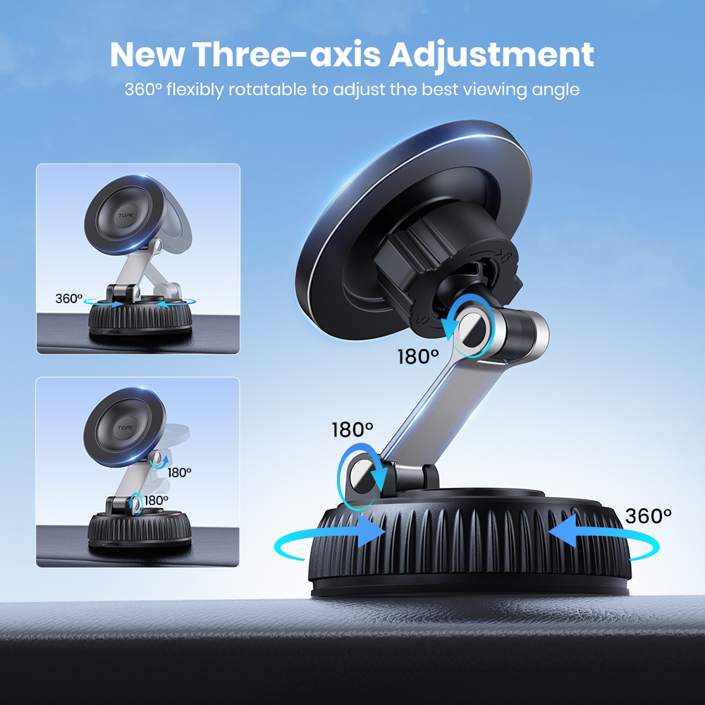 TOPK Magnetic Car Phone Mount  - Magazine File Holder review and price
