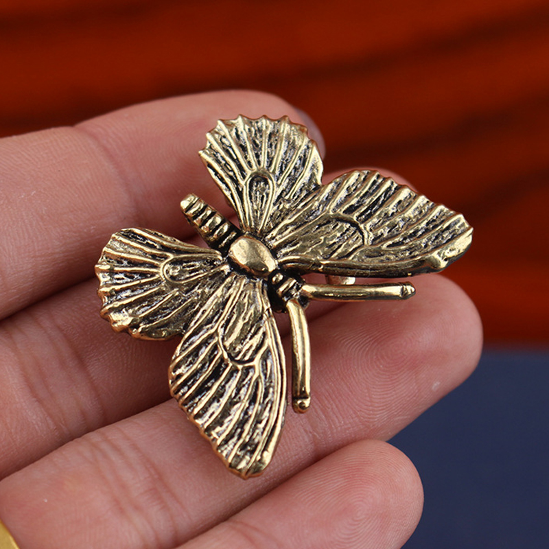 Brass Butterfly Statue, Insect - Office Furniture Equipment review and price