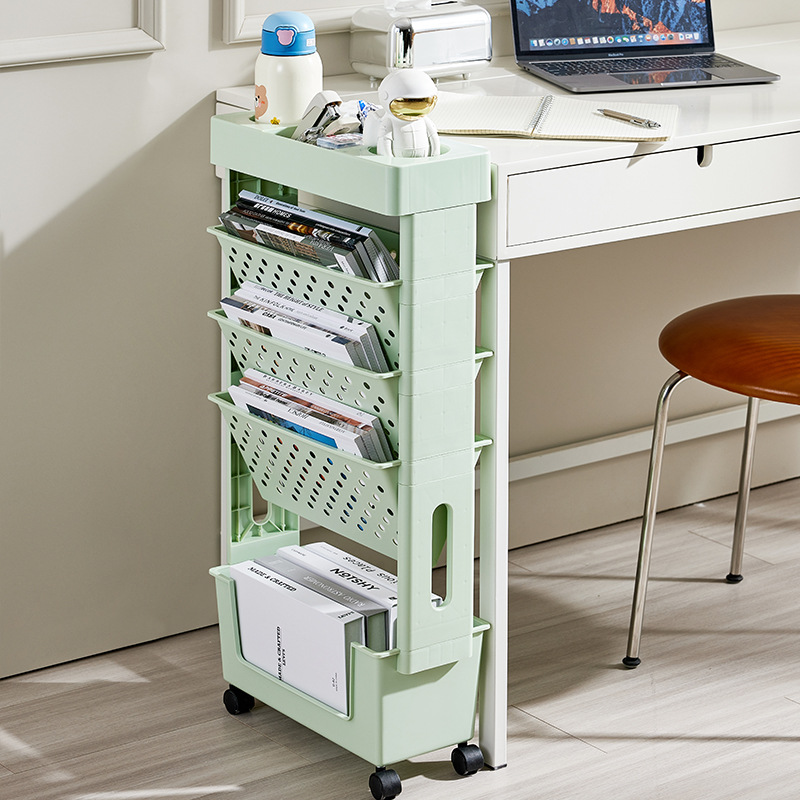 Under Desk Rolling Storage Car - Book Cart Rolling review and price