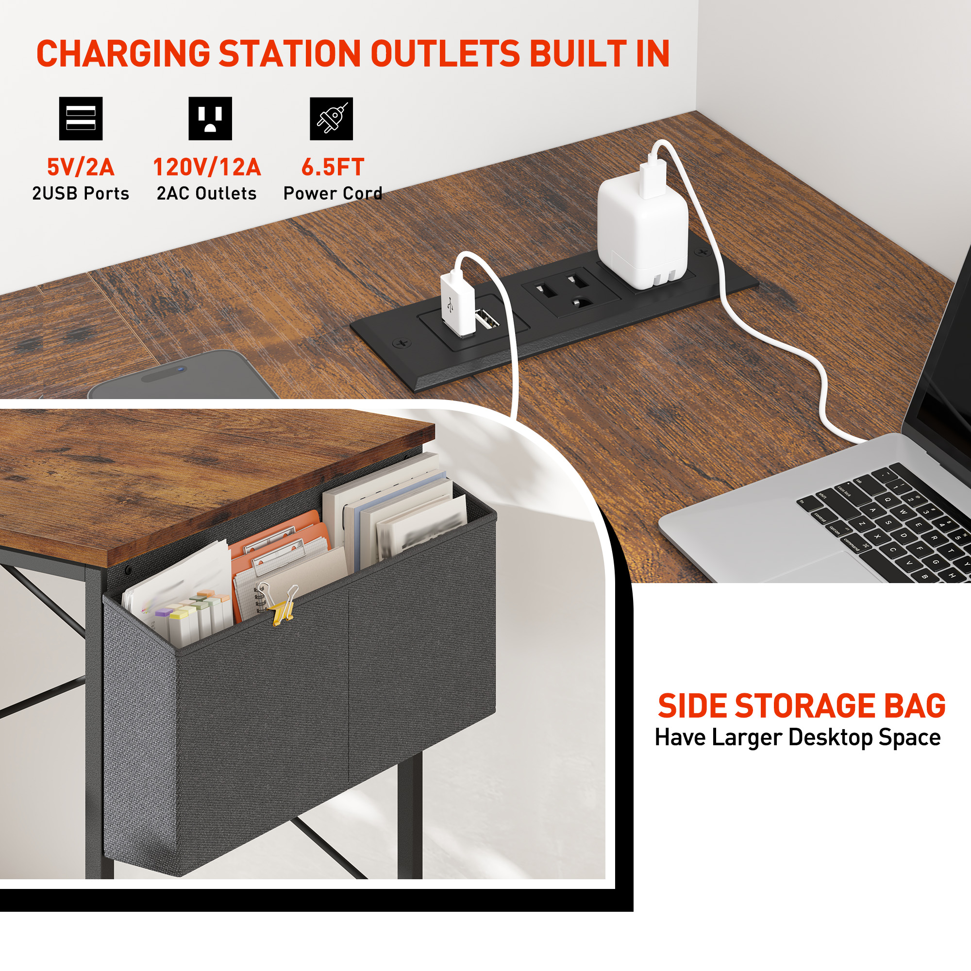EnHomee  L-Shaped Computer Des - Office Furniture Outlet review and price