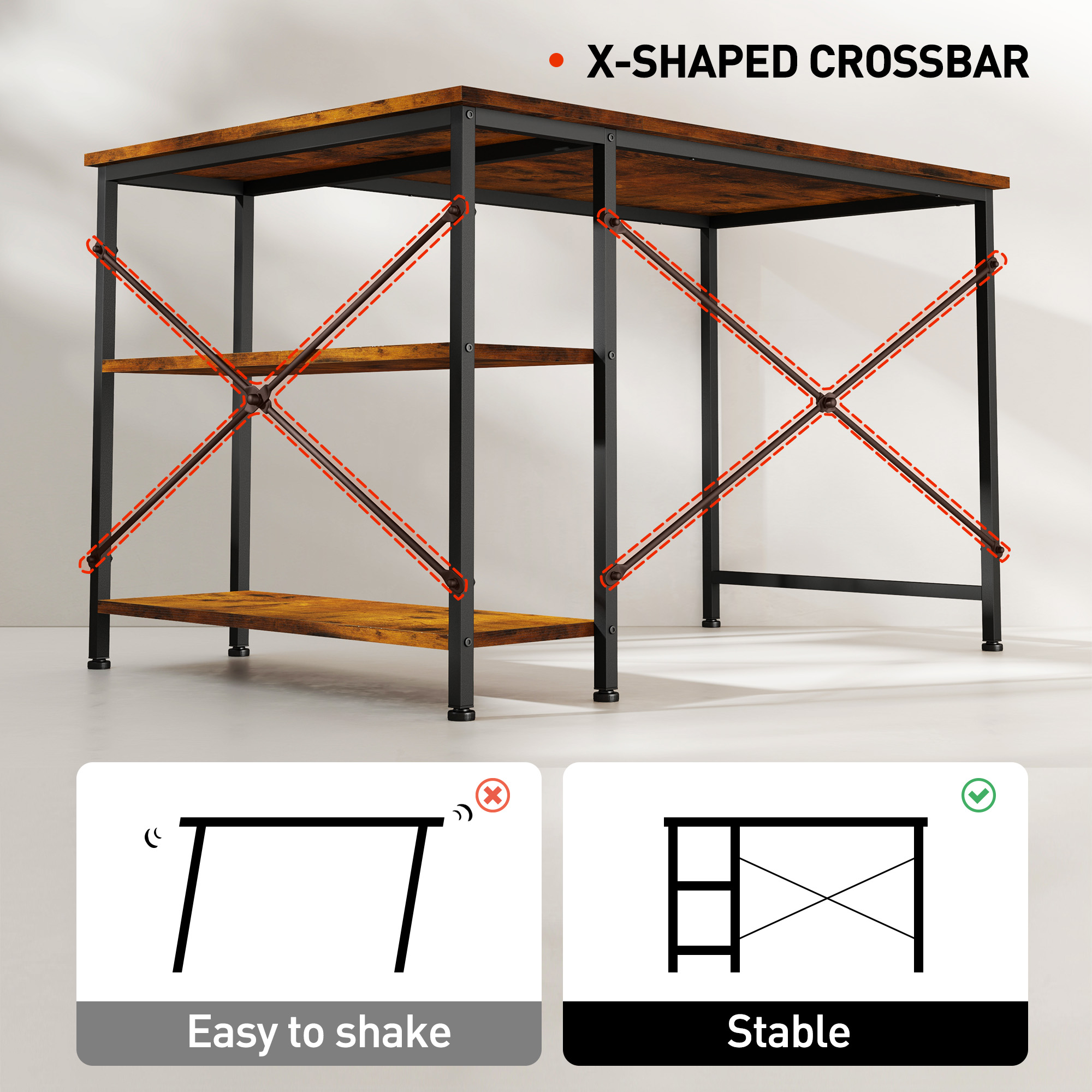 EnHomee  L-Shaped Computer Des - Office Furniture Outlet review and price