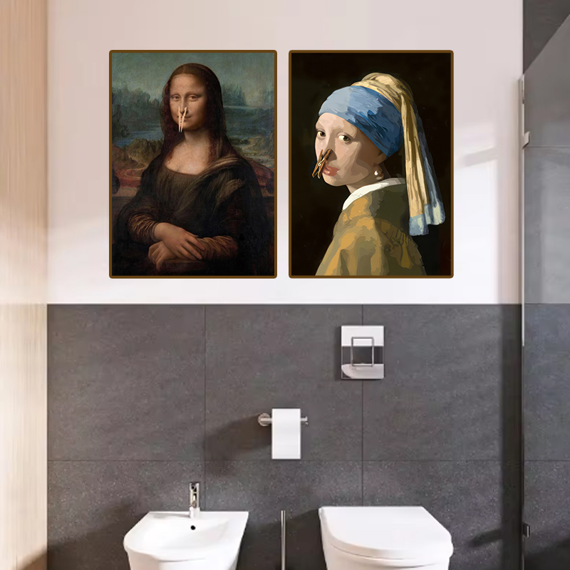 1pc Funny Abstract Bathroom To - Office Furniture Equipment review and price