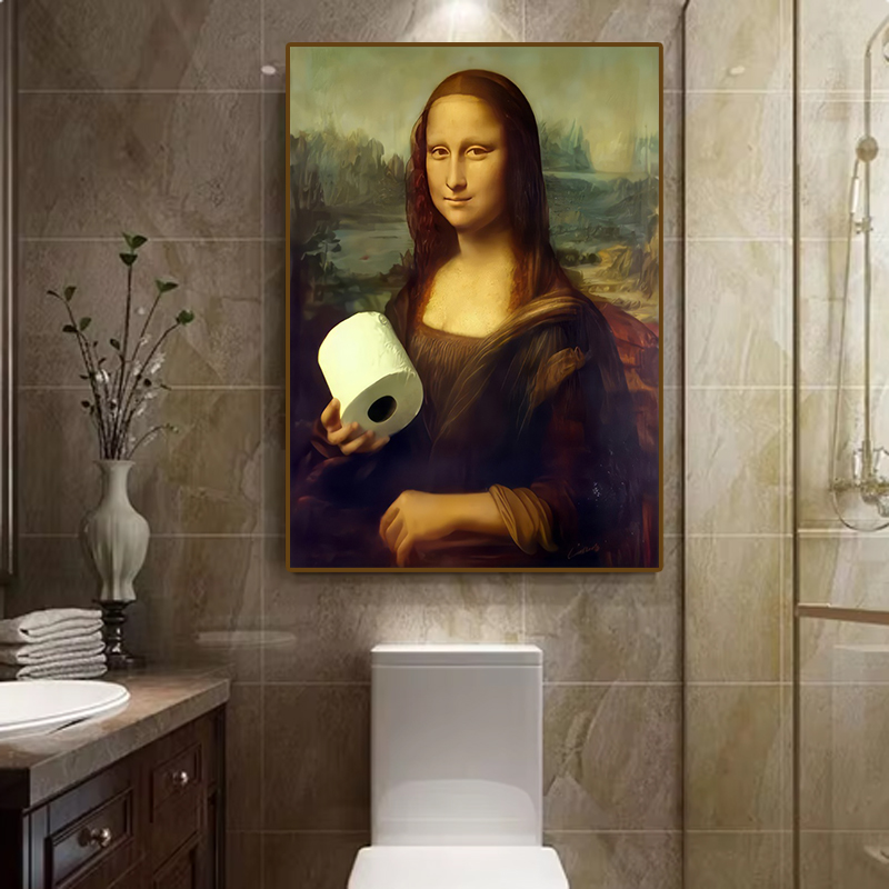 1pc Funny Abstract Bathroom To - Office Furniture Equipment review and price