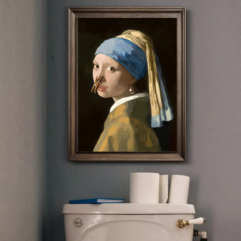 1pc Funny Abstract Bathroom To - Office Furniture Equipment review and price