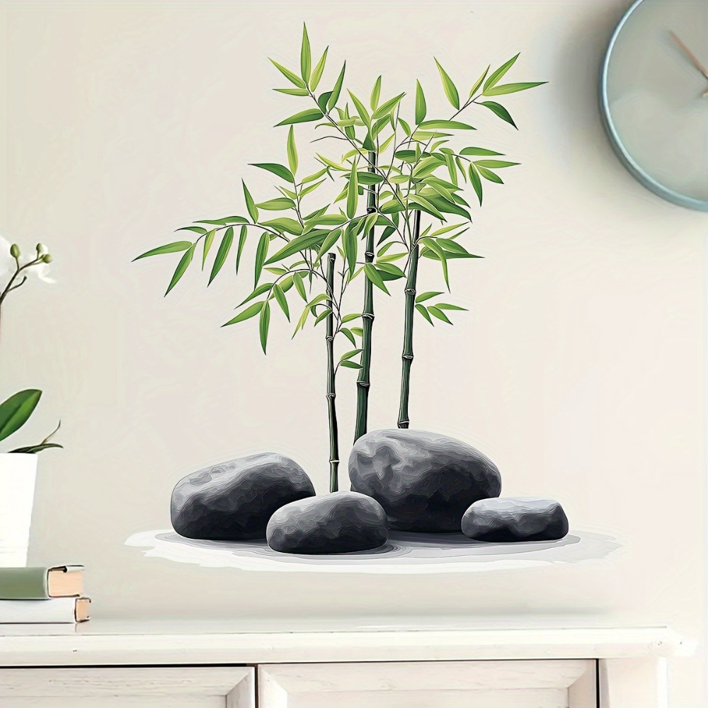 Green Bamboo Leaf Plants Wall  - Office Furniture Usa review and price