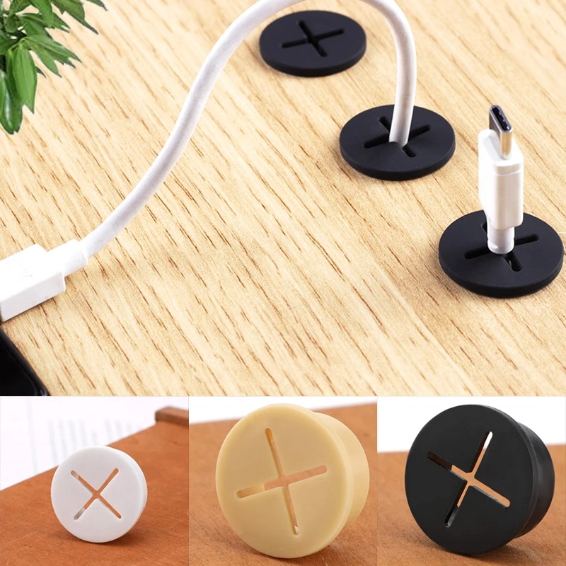 5PCS  Flexible Rubber Round Ca - Office Furniture Equipment review and price