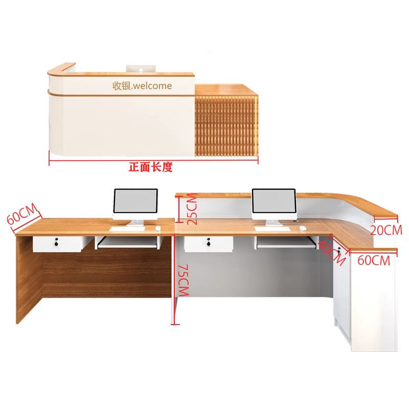 Storage Luxury Reception Desk  - Office Furniture Usa review and price