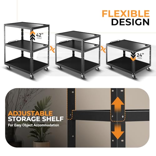 Adjustable Height Rolling AV C - Office Furniture Outlet review and price