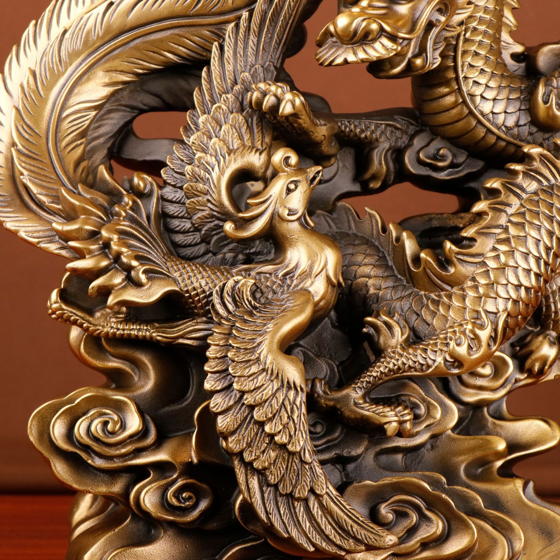 Large Bronze Dragon Phoenix St - Office Furniture Phoenix review and price