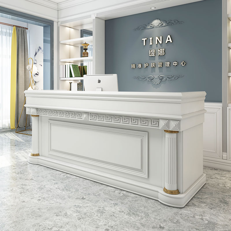 Large Beauty Clinic Reception  - Office Furniture Logo review and price