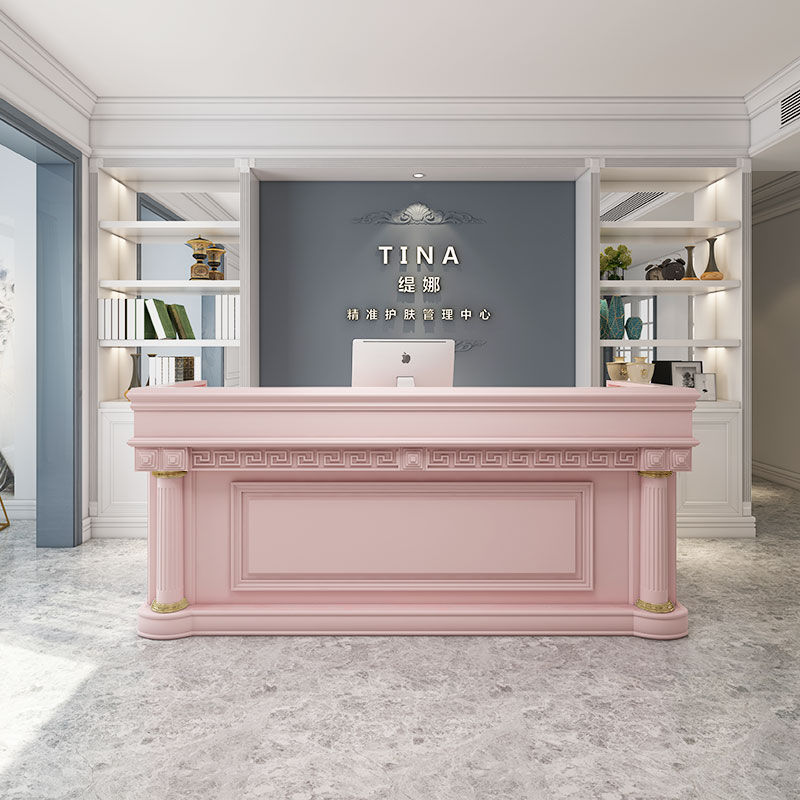 Large Beauty Clinic Reception  - Office Furniture Logo review and price
