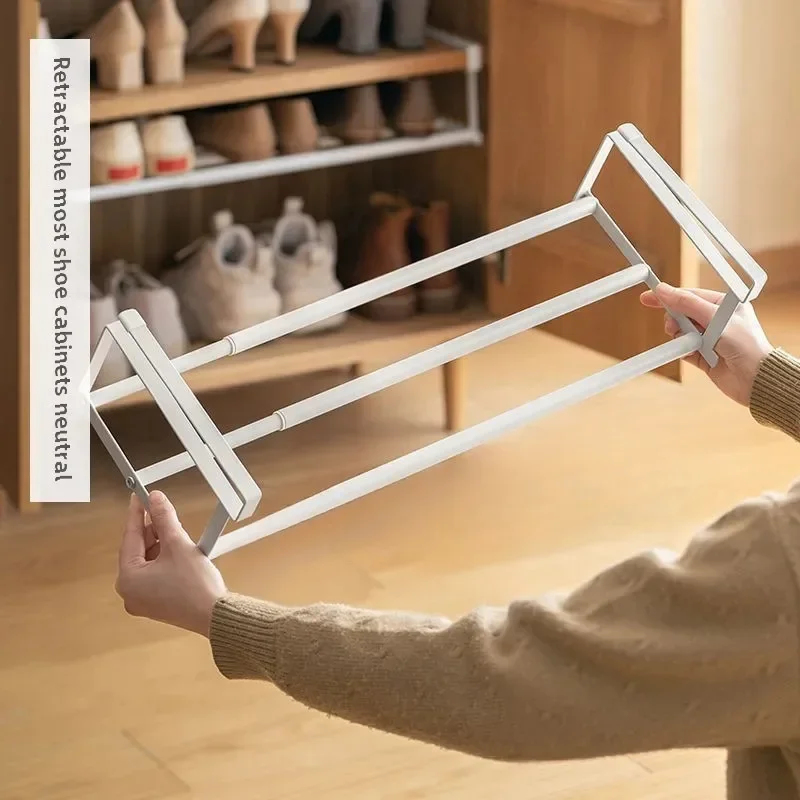 Adjustable Shoe Rack with Hang - Room Divider Bamboo review and price