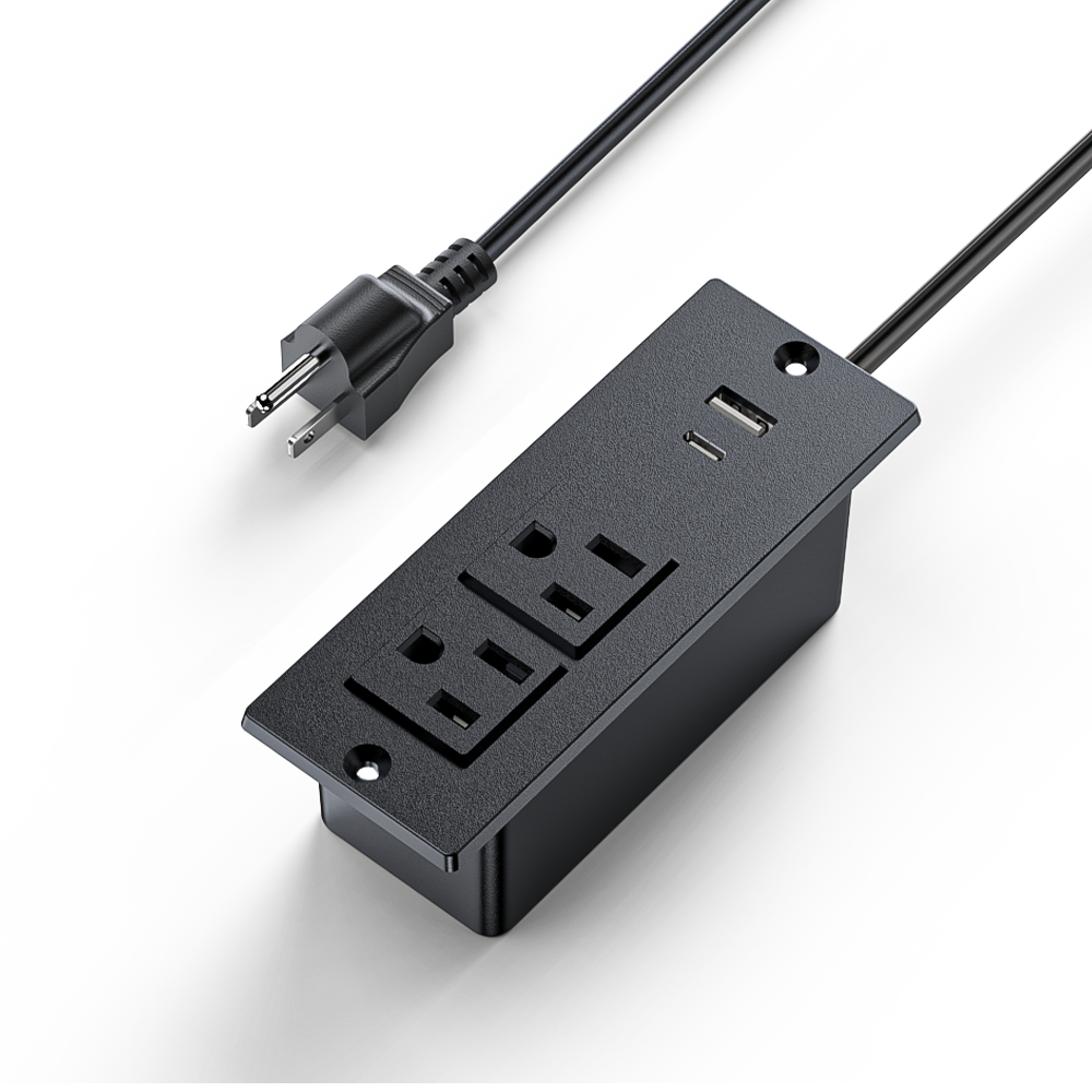 Recessed Power Strip, Desk Sma - Office Furniture Outlet review and price