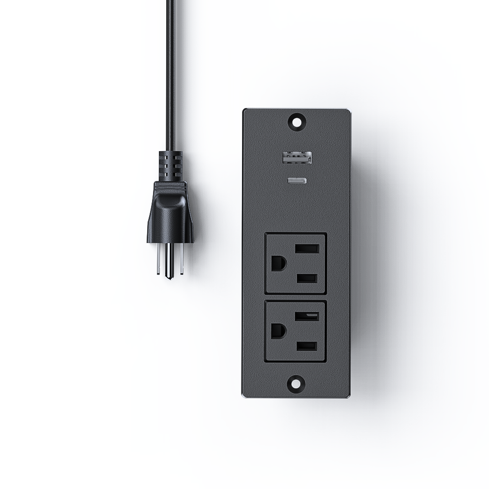 Recessed Power Strip, Desk Sma - Office Furniture Outlet review and price