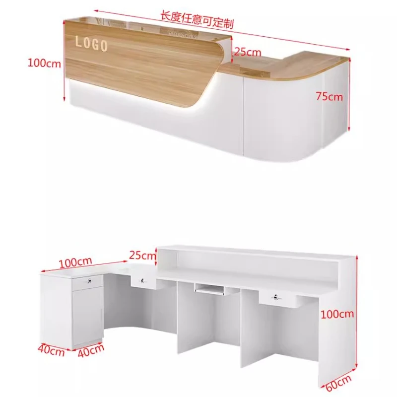 Storage Luxury Reception Desk  - Office Furniture Usa review and price