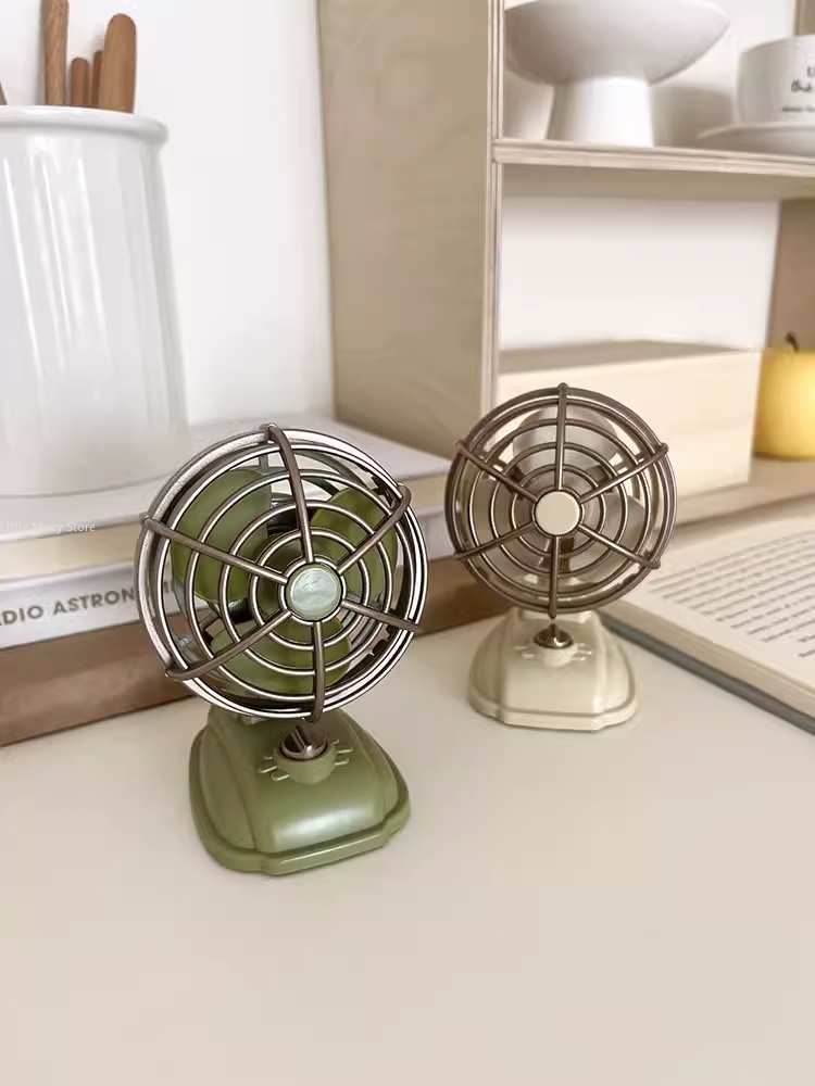 Retro Desktop Small Fan USB Ch - Office Furniture Equipment review and price